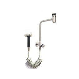 Torneira Cozinha Pré-lavagem Parede Inox 304 Escovado Stone - 1