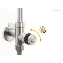 Torneira Cozinha Pré-lavagem Parede Inox 304 Escovado Stone - 6