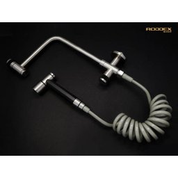 Torneira Cozinha Pré-lavagem Parede Inox 304 Escovado Stone - 3