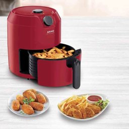 Airfry arno super fritadeira eletrica sem oleo:110v/Vermelho - 2