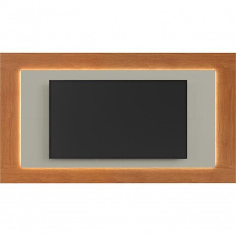 Painel Grécia com Led 2,20 para Tv até 65 Polegadas Mavaular Off White-naturale