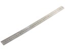 Ver imagem 5 de Kit Com 2 Réguas Metal Leve De Aço Inoxidável Tamanho 30 e 40 cm Marcação Baixo Relevo Escolar Escri