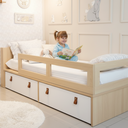 Ver imagem 3 de Cama Infantil com Gavetões Cabeceira Porta Livros e Grades de Proteção Linha Join Quater