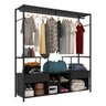 Guarda-roupa Closet Modulado Barcelona Casal Preto Artefamol - 3