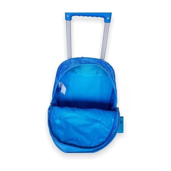 Kit Mochila Carrinho + Estojo + Lancheira Ladies Party Azul - 2