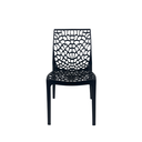 Ver imagem 6 de Cadeira de Jantar Oficial Gruvyer Preto - Preto - 5