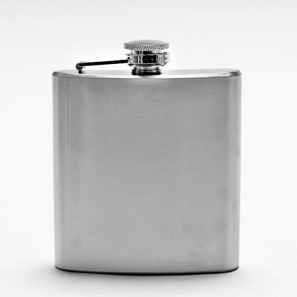 Cantil De Bolso Porta Bebida Aço Inox Whisky Vodka Rum 200ml - 4