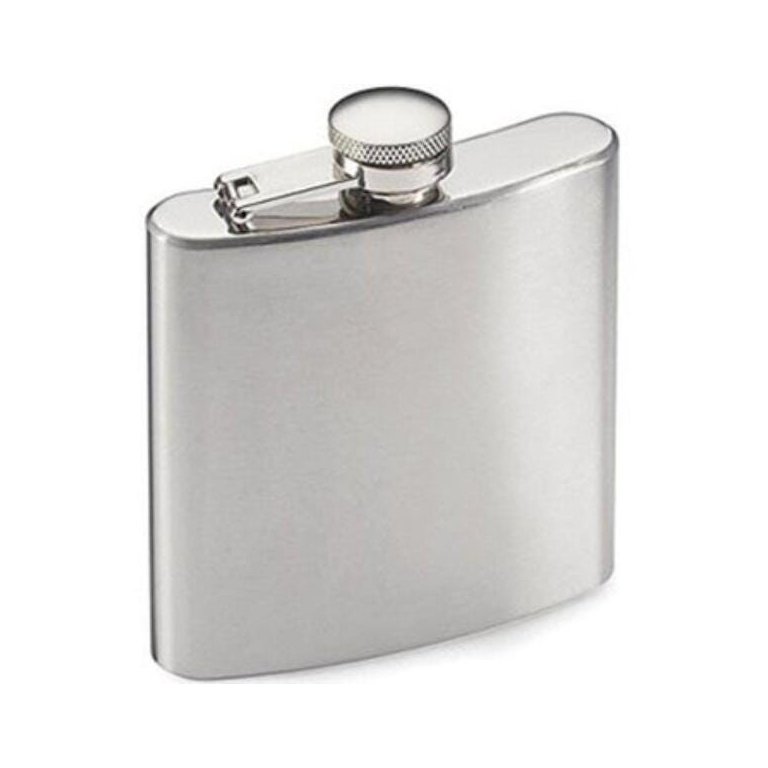 Cantil De Bolso Porta Bebida Aço Inox Whisky Vodka Rum 200ml