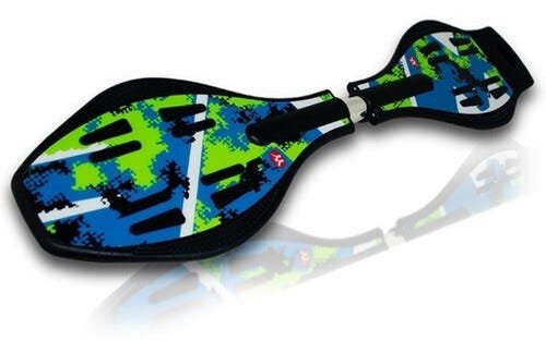 Skate Montado Profissional Infantil Articulado Duas Rodas Radical - Verde - 3