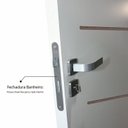 Ver imagem 4 de Kit Porta de Madeira 215x96cm Batente 20cm com Guarnição Cristal Primer Uniportas Abertura Direita