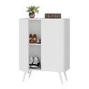 Ver imagem 2 de Sapateira 2 Portas Retrô Nina Multimóveis Branca