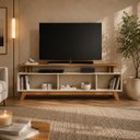 Ver imagem 5 de Rack para TV Ate 75' NT1385 Off White / Freijo Notável Móveis