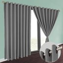 Ver imagem 2 de cortina blackout Brenda quarto e sala 5,50 x 2,90 cinza