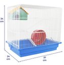 Ver imagem 5 de Gaiola para Hamster Topolino Azul Contrera 3 Andares Epoxi