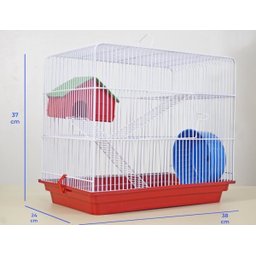 Gaiola para Hamster Topolino Contrera Verm 3 Andares Epoxi - 5