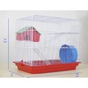 Ver imagem 5 de Gaiola para Hamster Topolino Contrera Verm 3 Andares Epoxi