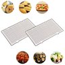 Kit com 2 Grade para Esfriar Alimentos Rack Suporte Pão Bolo Biscoito Pizza Torta Confeitaria - 9