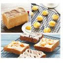 Ver imagem 5 de Kit com 3 Grade para Esfriar Alimentos Rack Suporte Pão Bolo Biscoito Pizza Torta Confeitaria