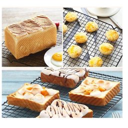 Kit com 3 Grade para Esfriar Alimentos Rack Suporte Pão Bolo Biscoito Pizza Torta Confeitaria - 5
