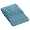 Ver imagem 1 de Lençol Tecebem Solteiro Malha C/ Elástico Liso 88cmx188mx30cm Azul