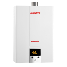 Aquecedor de Água a Gás Lorenzetti Lz2000de-b Branco Digital 20 Litros Bivolt para Gn - 1