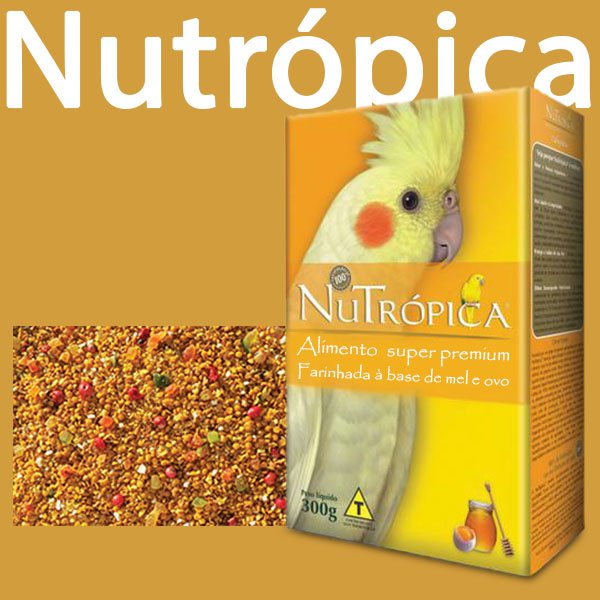 Farinhada Nutrópica Calopsita Mel, Ovos E Frutas 300G - 2