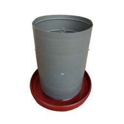 Kit 5 Comedouros Para Aves Todo De Plástico 5Kg Cada Er - 2