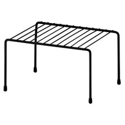 Organizador Retangular de Armários até 20kg Aramado Cozinha:preto - 1