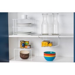 Organizador Retangular de Armários até 20kg Aramado Cozinha:preto - 5