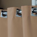 Ver imagem 2 de Cortina Blackout Tecido 2,50m x 2,20m Para Varão Simples:Avelã