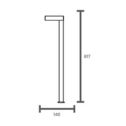 Poste / Balizador de Jardim Taschibra Superiore Led 10w Bivolt Preto 15100114 - 6