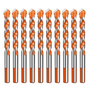 Kit 10 Broca de Torção Triangular Multifuncional 6Mm