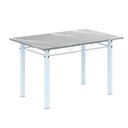 Ver imagem 4 de Conjunto para Sala de Jantar com 1 Mesa Granito e 4 Cadeiras Lara Branco/Botanic Bege