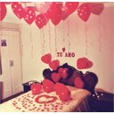 Ver imagem 1 de Kit Surpresa Romântica Namorados Pétalas Vela Balões + Frase