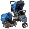 Carrinho de bebê Trio Com Bebê Conforto Whoop Preto/Azul - 1