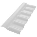 Ver imagem 1 de Cumeeira Central Articulada Plan Pvc 88x37cm Branca - P3030041 - Afort