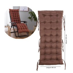 Almofada Futon P/ Cadeira de Descanso Espreguiçadeira - 2