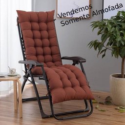 Almofada Futon P/ Cadeira de Descanso Espreguiçadeira - 1