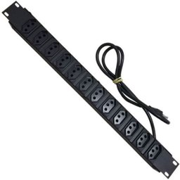 Régua Elétrica Calha Rack 20A Tomadas 12 Saídas Padrão 2p+t - 2