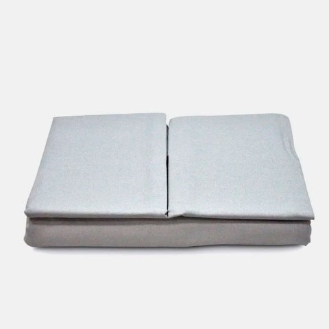 Capa de Duvet Lino Gris - Queen Blue Gardenia