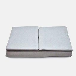 Capa de Duvet Lino Gris - Queen Blue Gardenia - 1