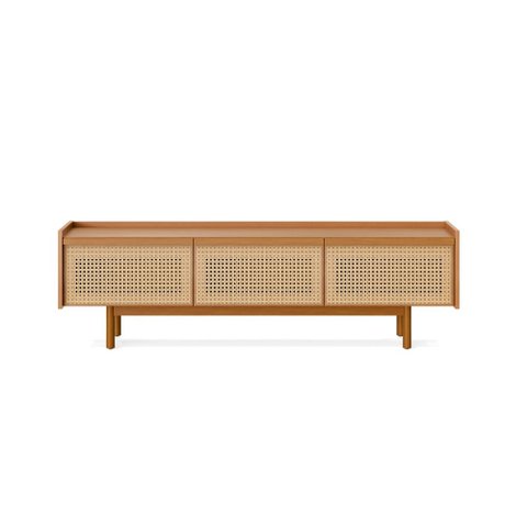 Rack Dune Nature com Acabamento Palha 184 cm