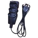 Ver imagem 1 de EXTENSAO ELETRICA 250V 10A 3 TOMADAS 2P 5,0m BIVOLT PRETA MEGATRON
