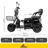Triciclo Elétrico Motorizado 800w até 3 Lugares Dispensa Cnh Wehawk Mult 3 2025 - 7
