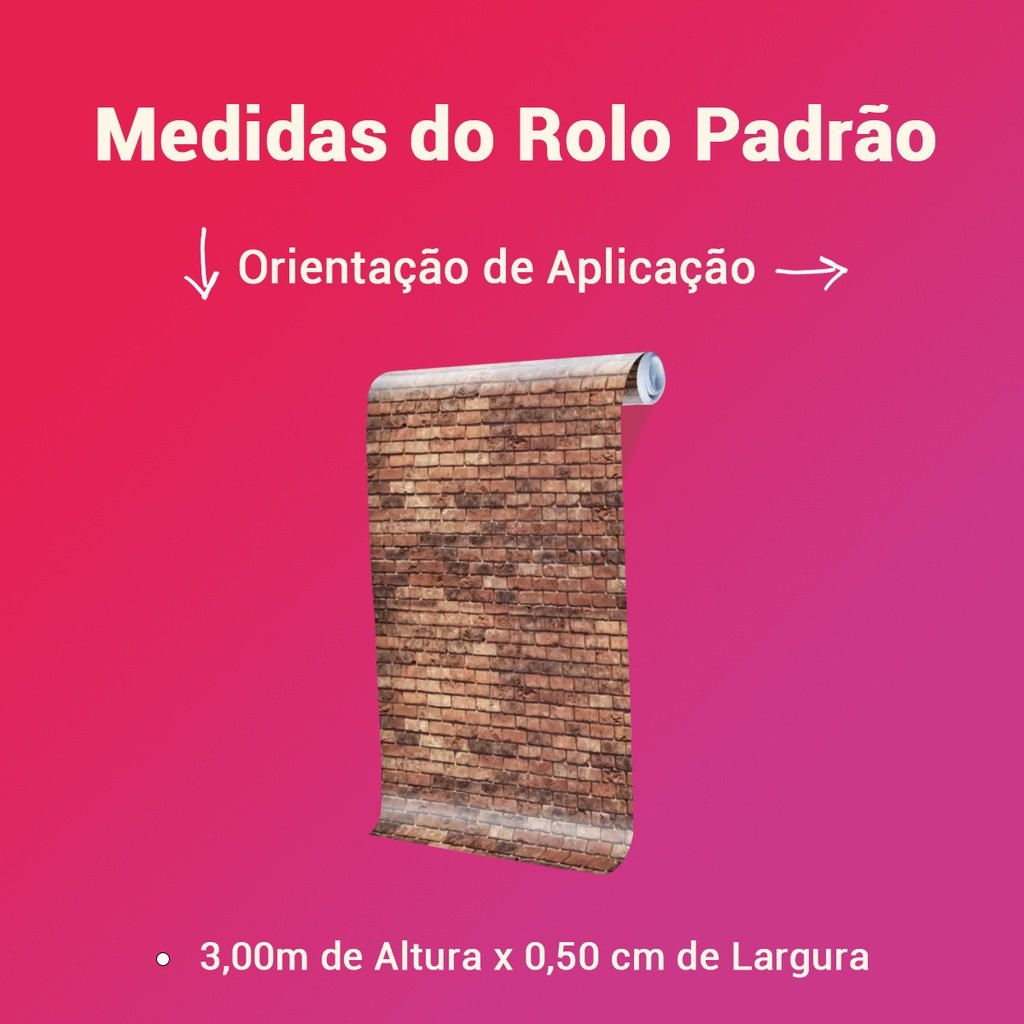 Papel de Parede Adesivo Pedra Mista Tons Claros Rolo de 3 Metros Efeito 3D Lavável - Pro Decor - 9