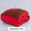 Ver imagem 3 de Jogo de Cama Casal/queen para Calor de Verão com Edredom Lençol Fronha Função Cobre Leito e Cobertor