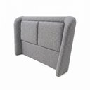 Ver imagem 4 de Cama Japonesa com Cabeceira Casal Blind Haru Linho Cinza - Sallar Home