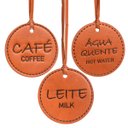 Ver imagem 2 de Etiqueta de Identificação Leite Cor Marrom em Couro Pu