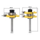 Ver imagem 2 de Fresa de Encaixes Macho Fêmea Metal Duro Tupia - Haste 6mm
