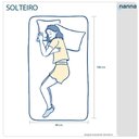 Ver imagem 3 de Cama Box Branca + Colchão Solteiro Ortho Suport Ortopédico Espuma D33 Pillow Paparazzi 88x188x65cm